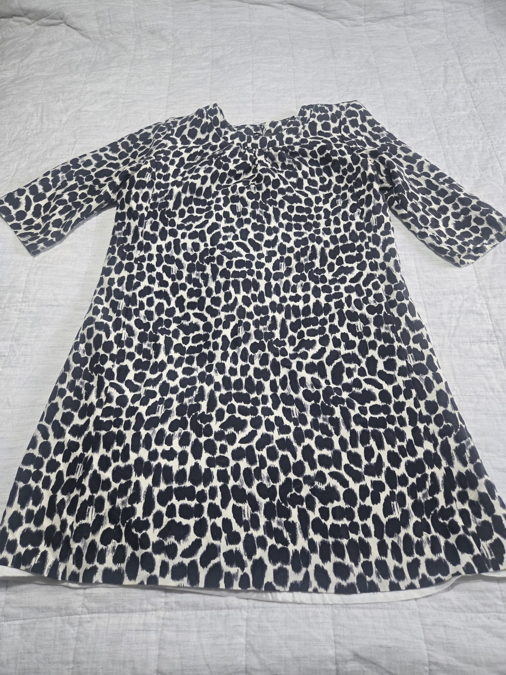 kate spade Black and White Animal Printed Dress